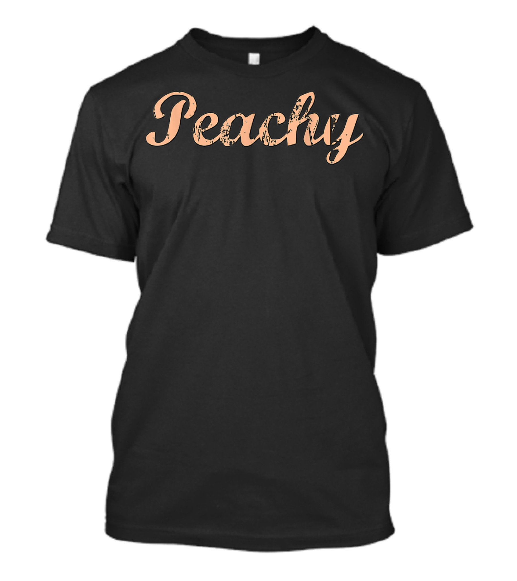 Peachy Vintage Weathered 70's Retro Look T-Shirt