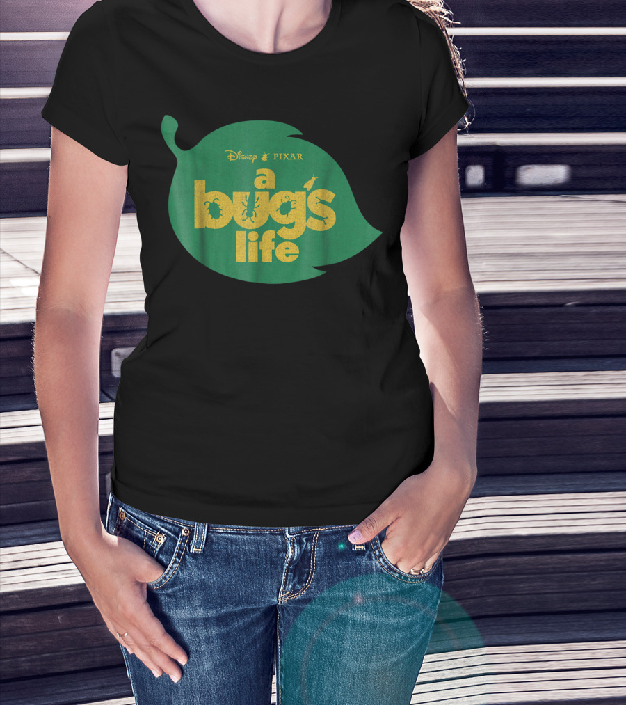 Disney Pixar A Bug's Life Green Leaf T-Shirt