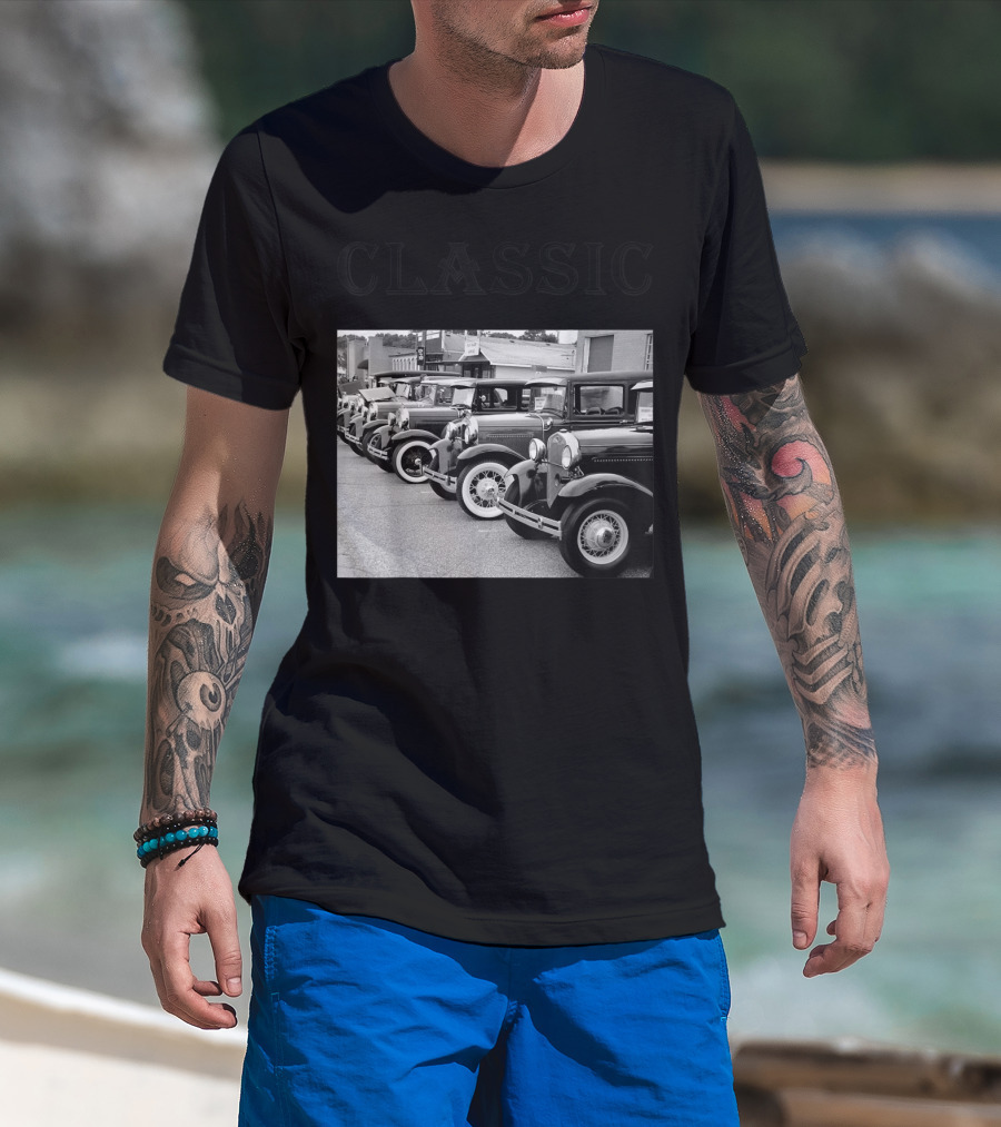 Father's Day Classic Antique Car Parade T-Shirt