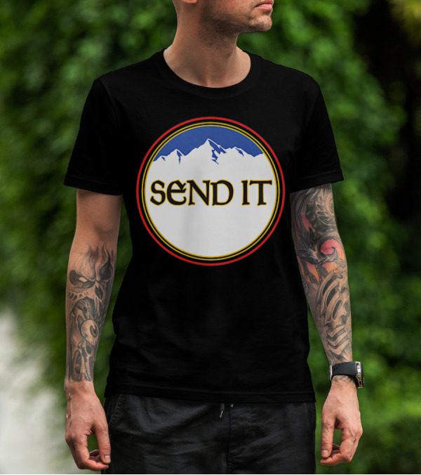 Send It Natty Mountains Party T-Shirt