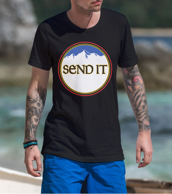 Send It Natty Mountains Party T-Shirt