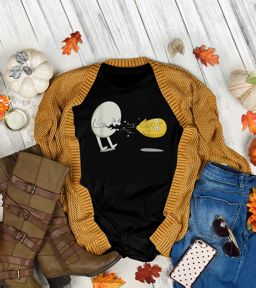 Funny Egg Yolk Sneeze Chick Chicken Men T-Shirt