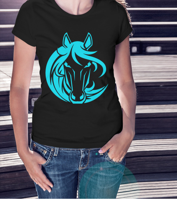 Angry Horse Neon Glowing T-Shirt