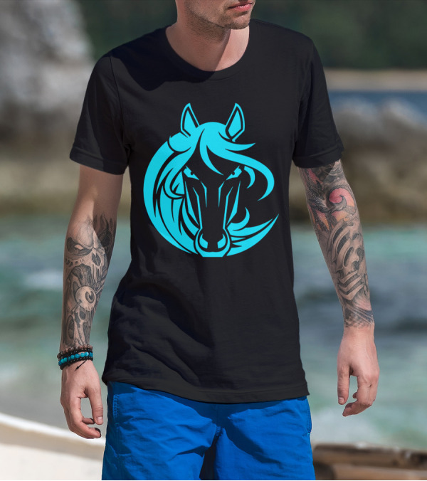 Angry Horse Neon Glowing T-Shirt