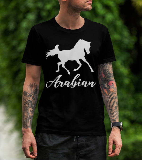 Arabian Horse Silhouette Owner Arabian T-Shirt