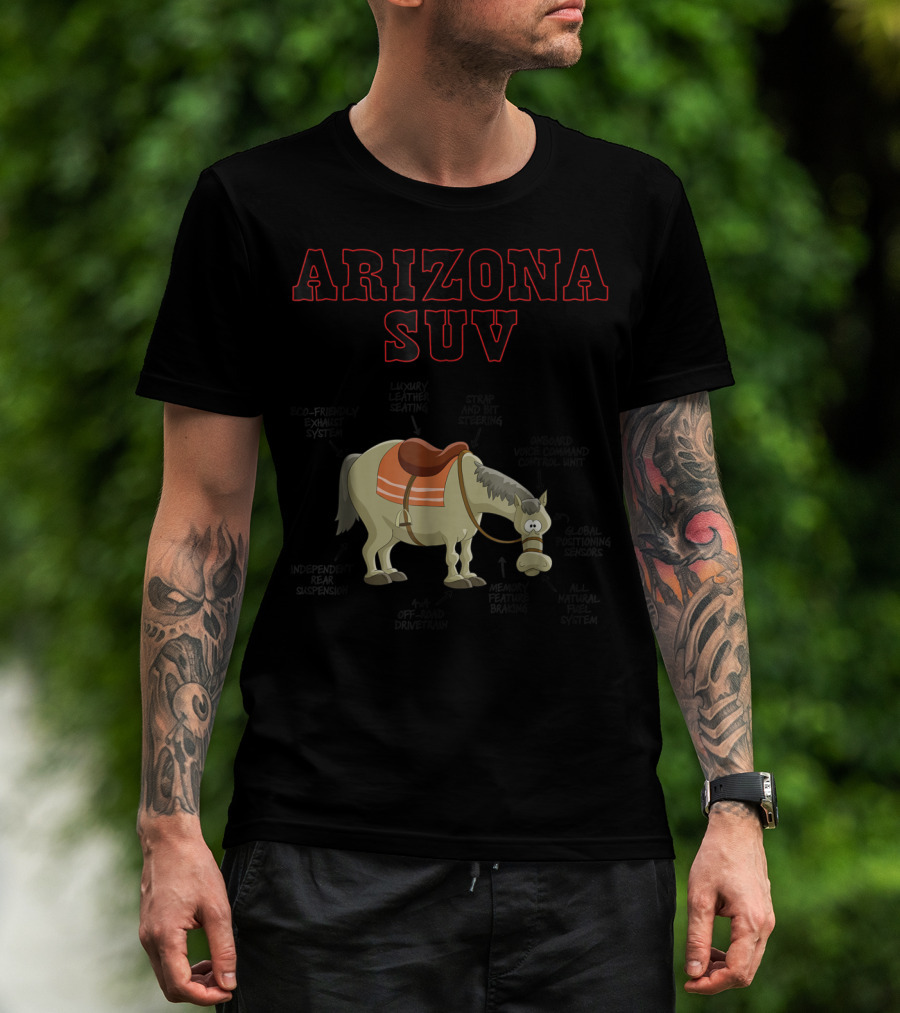Arizona SUV Horse Mule Funny Joke T-Shirt
