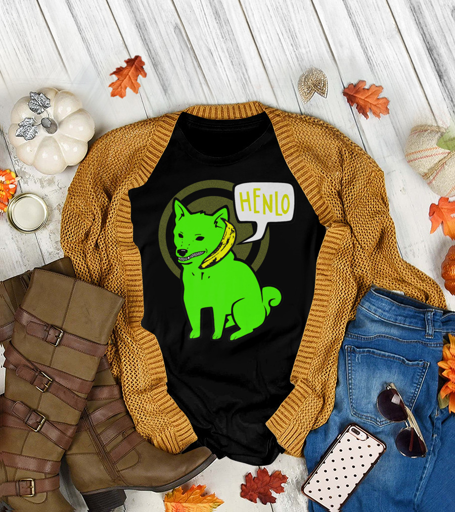Henlo Bananaboi Dog T-Shirt