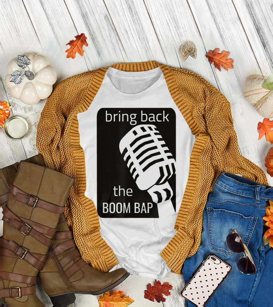 Bring Back the Boom Bap Rap Music Microphone T-Shirt