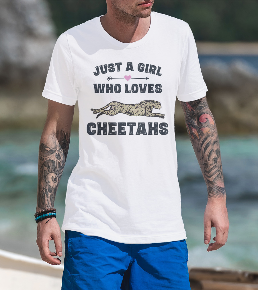 Just A Girl Who Loves Cheetahs T-Shirt