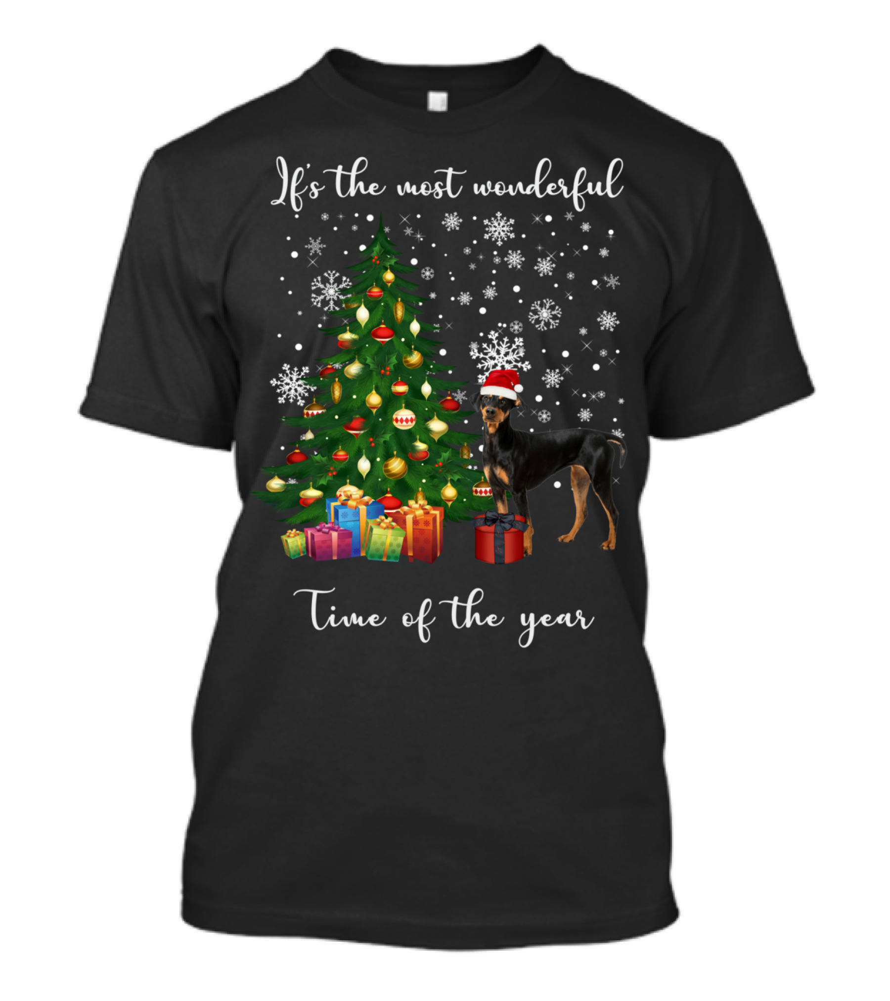 If It's The Most Wonderful Time Of The Year German Pinscher Dog T-Shirt