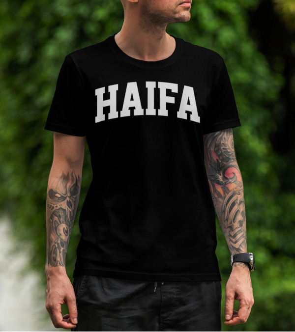 HAIFA Vintage Sports Team Classic Arch T-Shirt