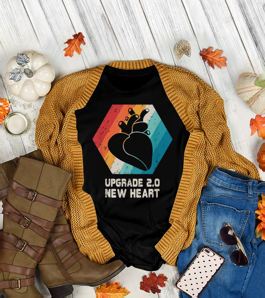 Upgrade 2.0 New Heart Transplant Organ Recipient Survivor T-Shirt