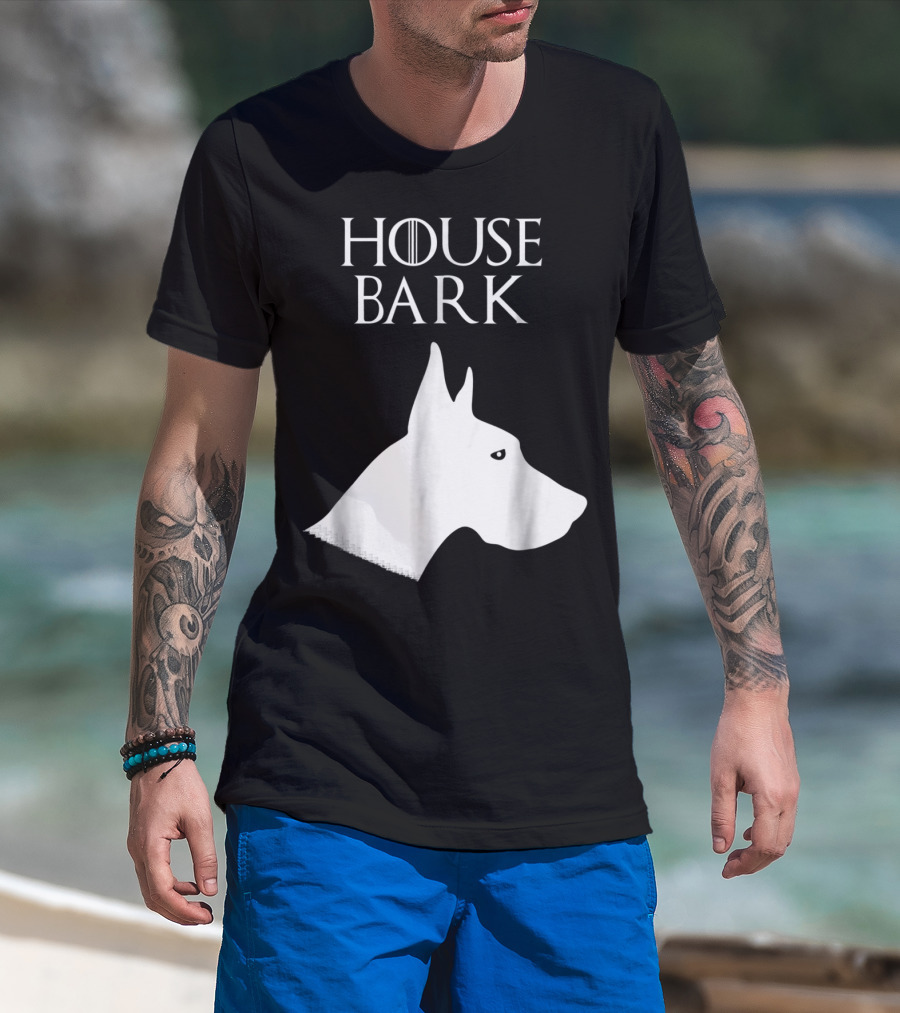 House Bark Great Dane For Dog Lovers Fantasy Crew Neck T-Shirt
