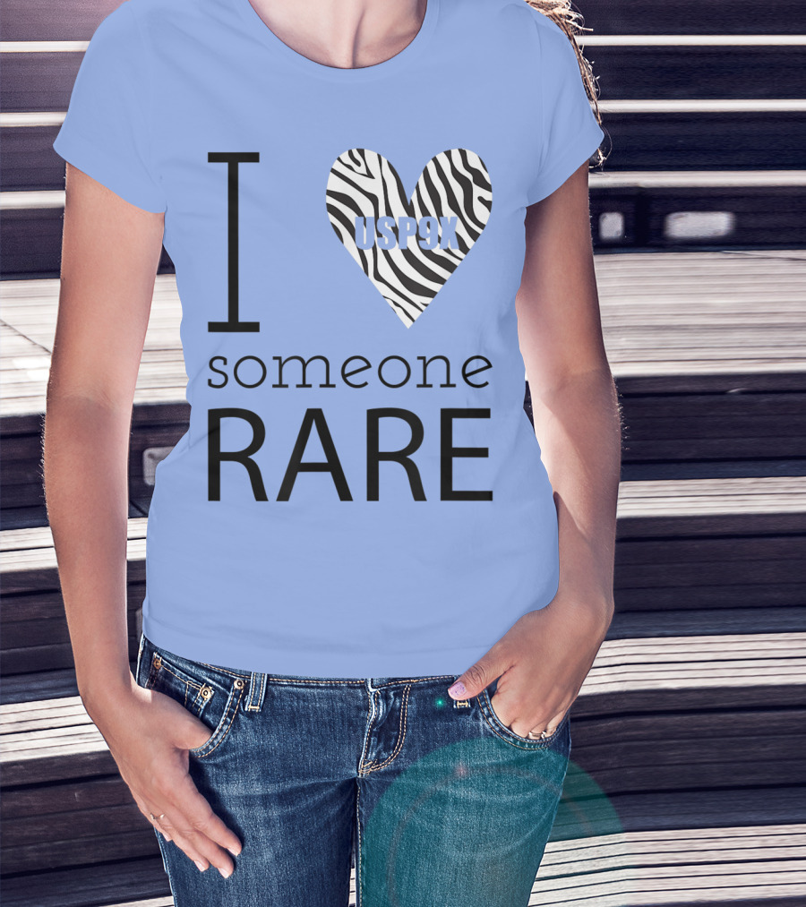 I Love Zebra Heart Someone Rare USP9X T-Shirt