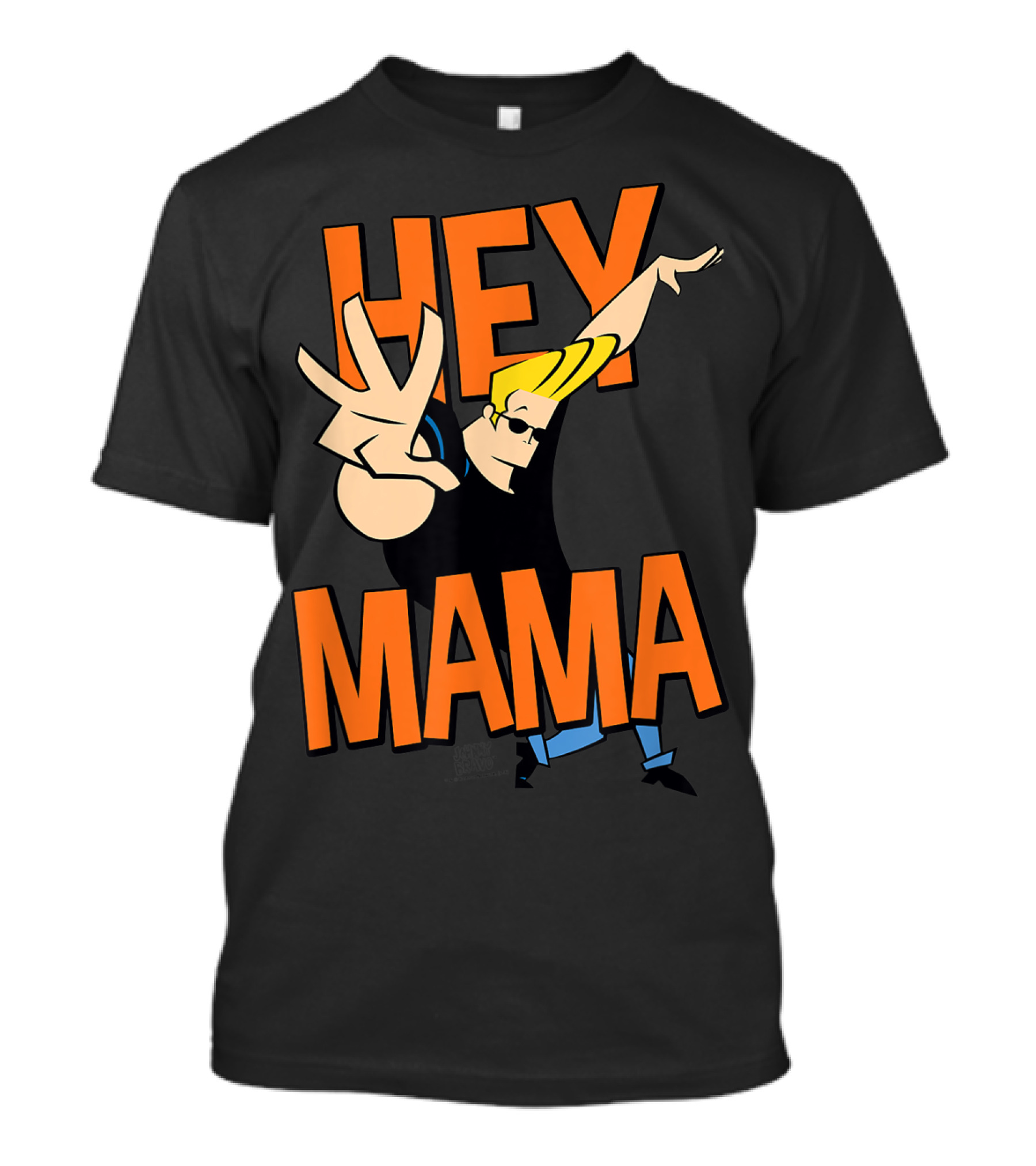Johnny Bravo Hey Mama Pose Retro Cartoon Network Character T-Shirt