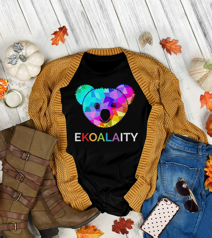 Ekoalaity Rainbow Koala Pride LGBT T-Shirt