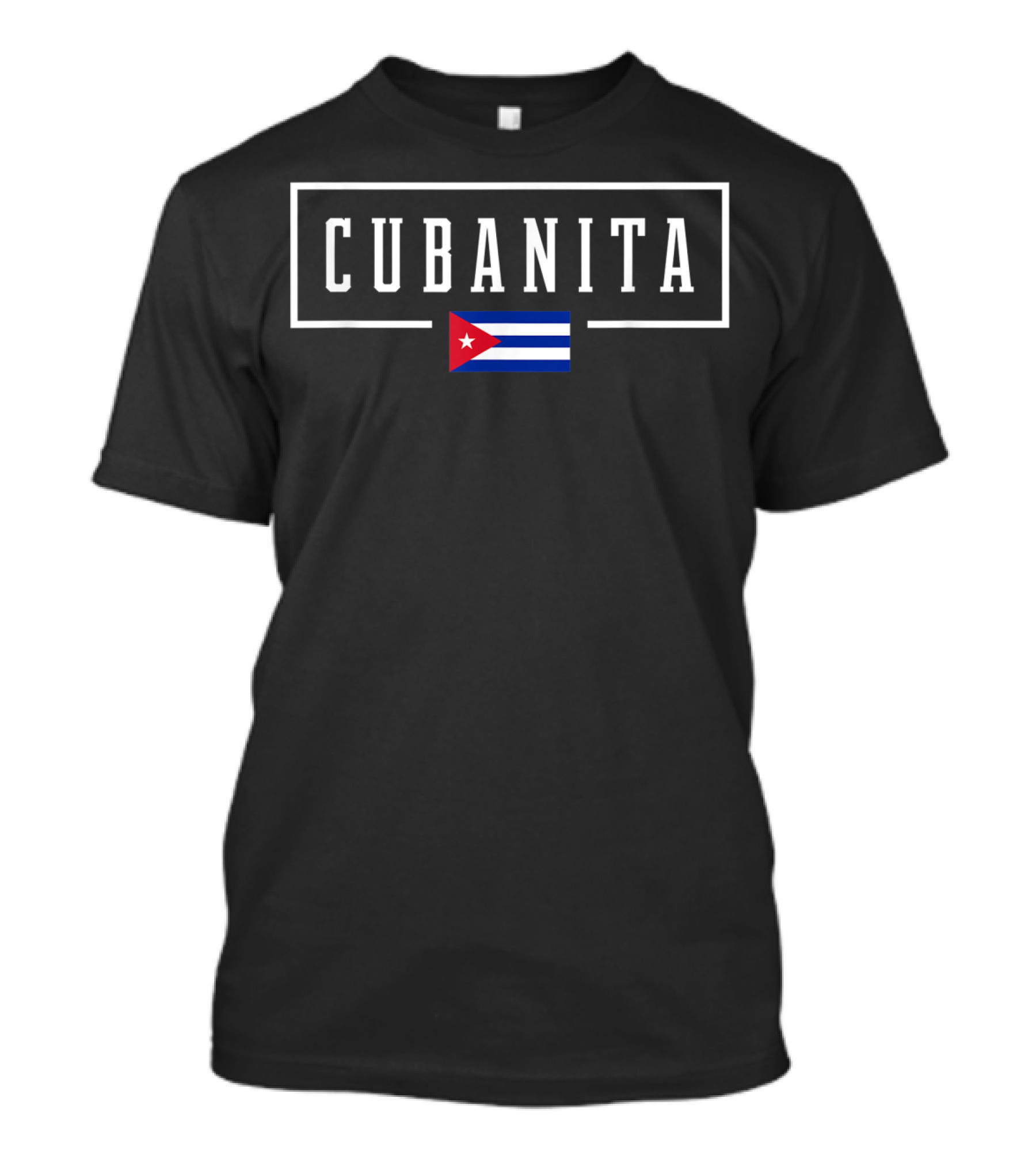 Cubanita Cuba Cuban Flag T-Shirt