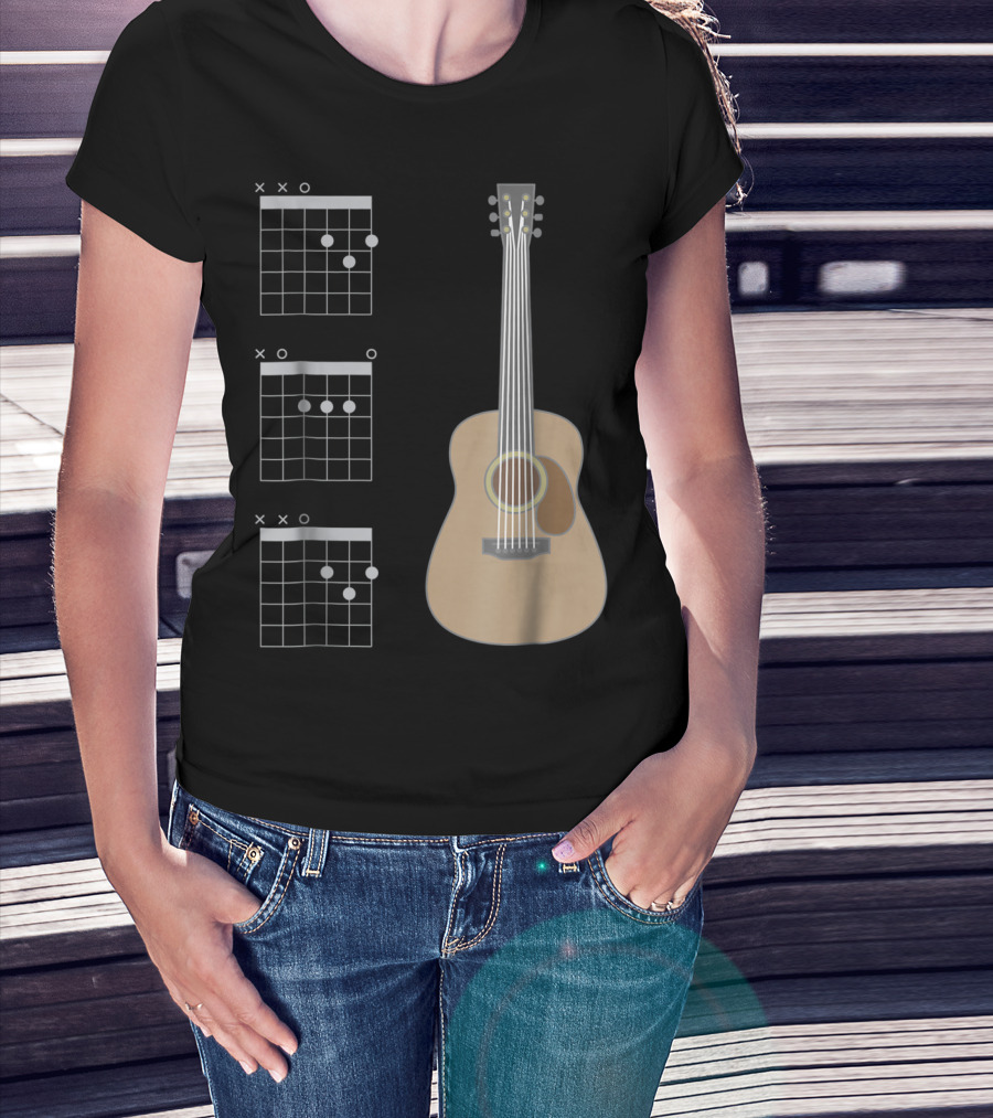 Dad Great Acoustic Guitar Chords T-Shirt