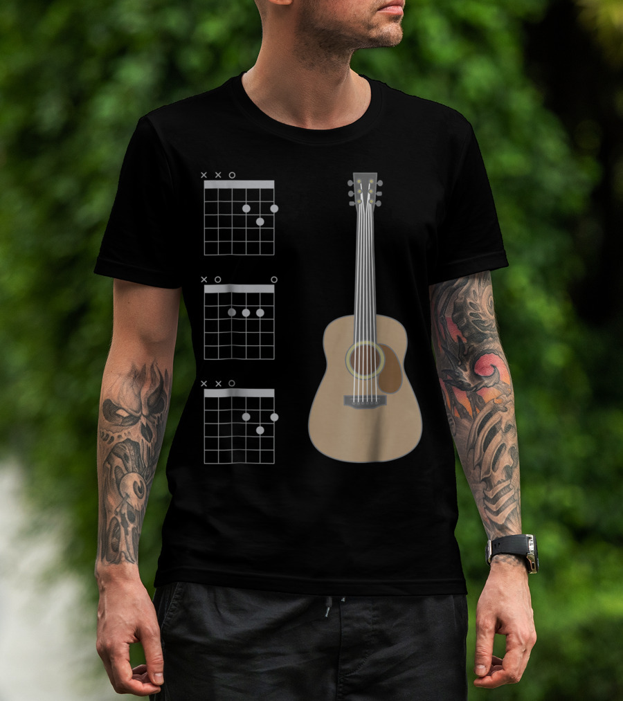 Dad Great Acoustic Guitar Chords T-Shirt