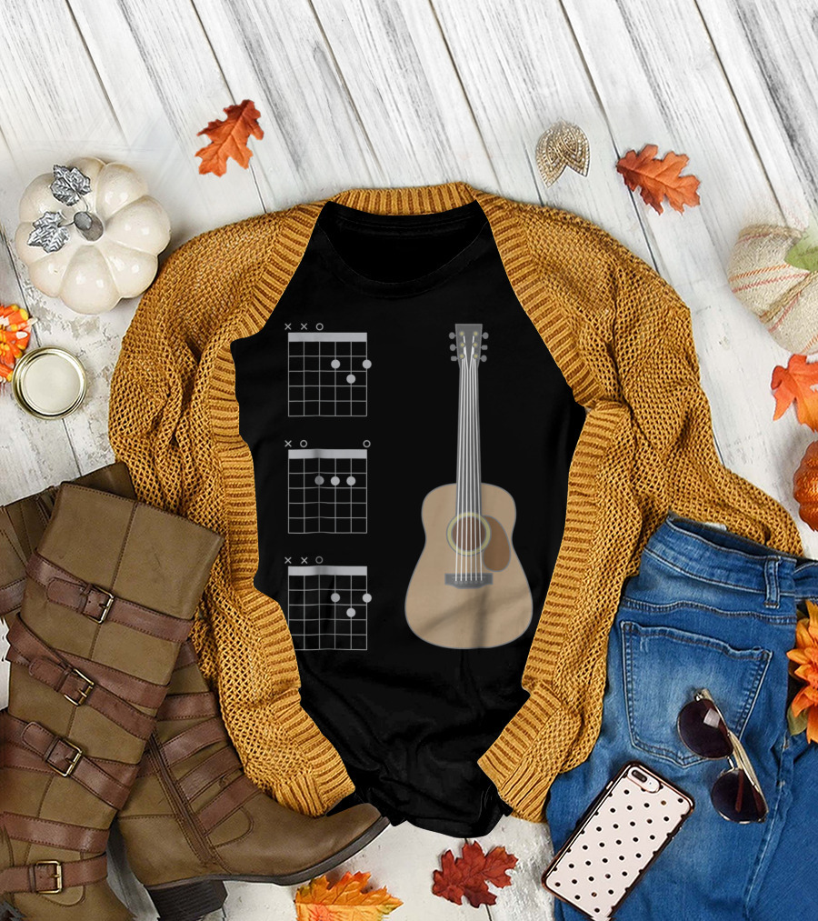 Dad Great Acoustic Guitar Chords T-Shirt