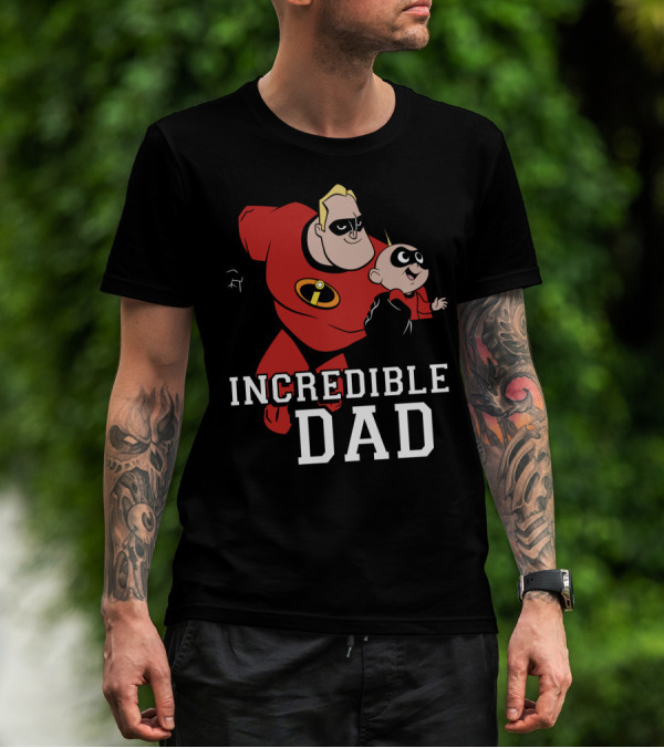 Incredibles 2 Incredible Dad Pixar Jack Jack Image T-Shirt