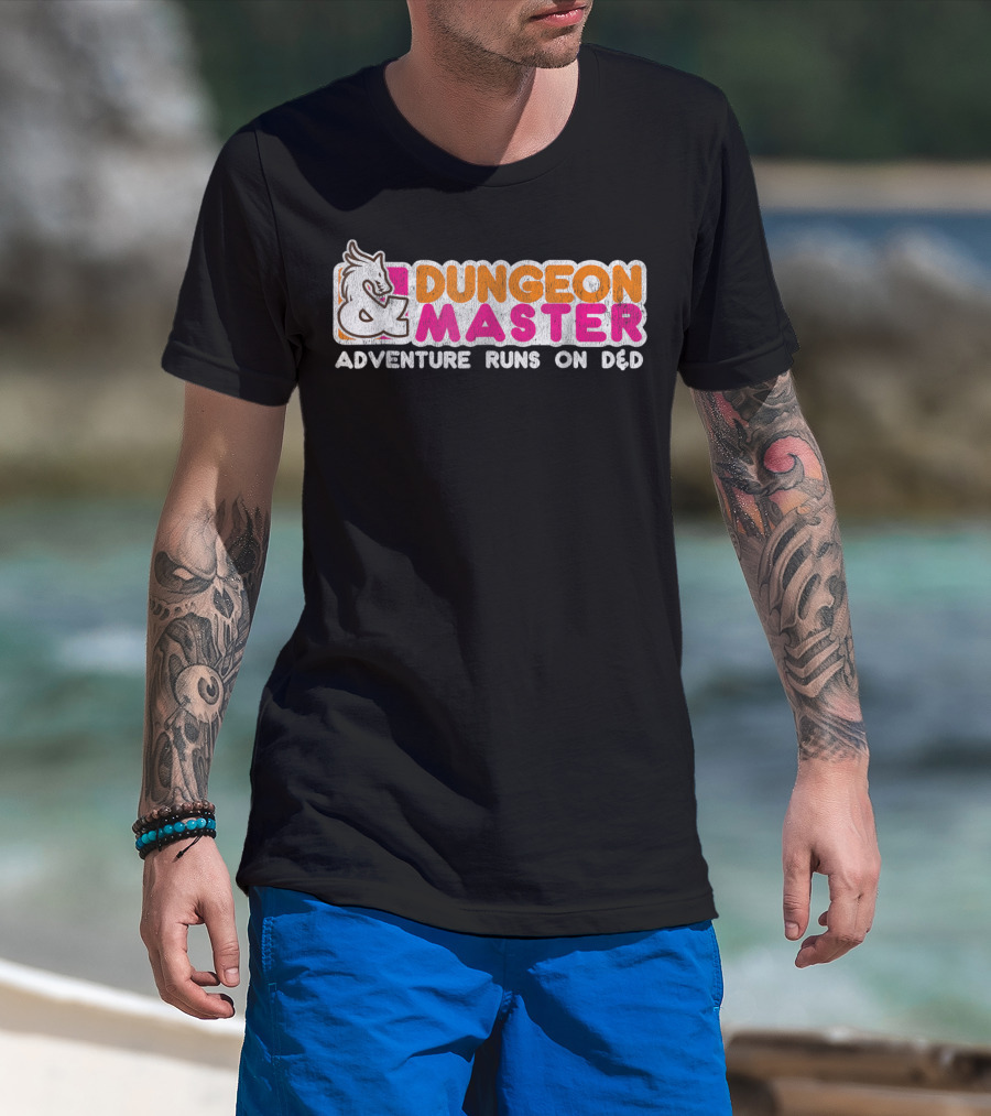Dungeon Master Adventure Runs On D&D T-Shirt