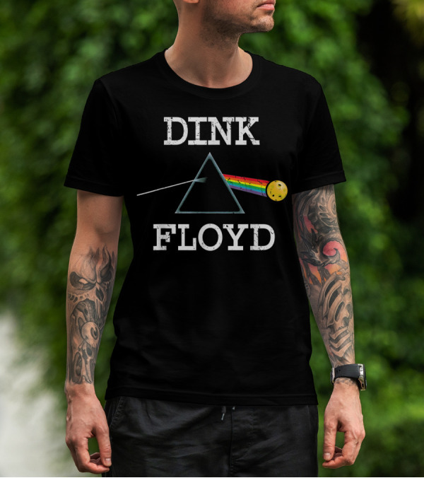 DINK FLOYD Pickleball Player USA Vintage Retro T-Shirt