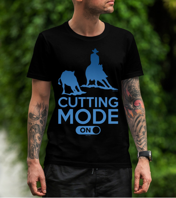 Cutting Mode On Cutting Horse Rider T-Shirt