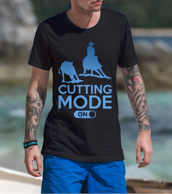 Cutting Mode On Cutting Horse Rider T-Shirt