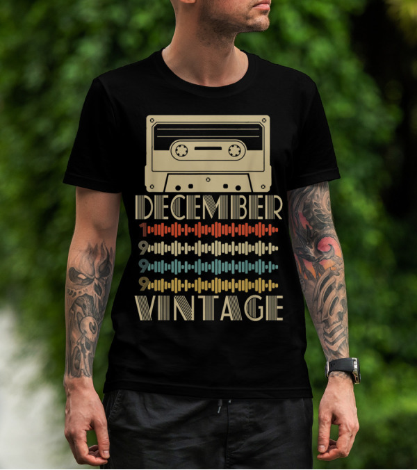 December 1999 Vintage Cassette Tape T-Shirt