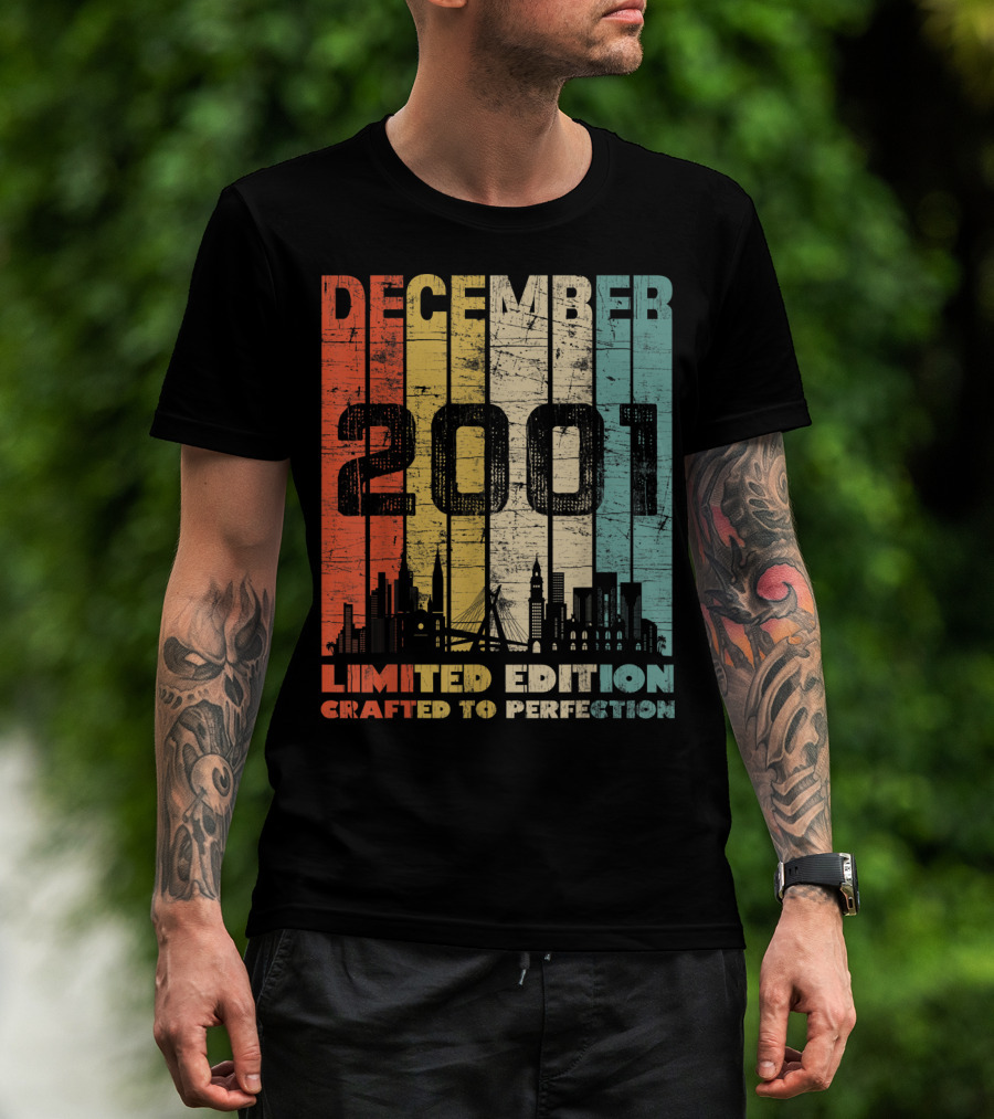 December 2001 Crafted To Perfection Vintage Skyline T-Shirt