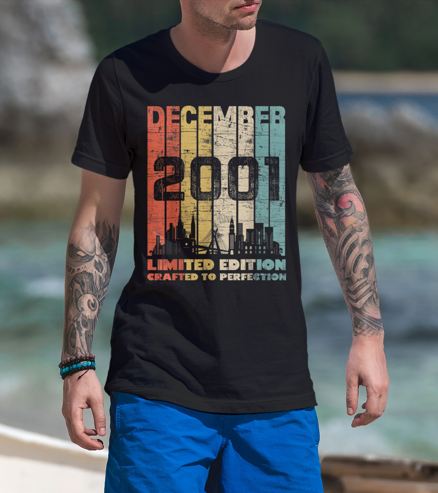 December 2001 Crafted To Perfection Vintage Skyline T-Shirt