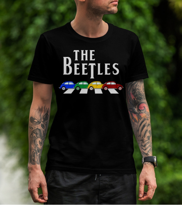 Classic Car Lover Beetle Vintage Car Beetle Abbey Road T-Shirt