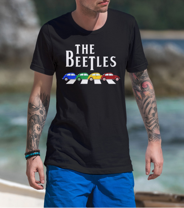 Classic Car Lover Beetle Vintage Car Beetle Abbey Road T-Shirt