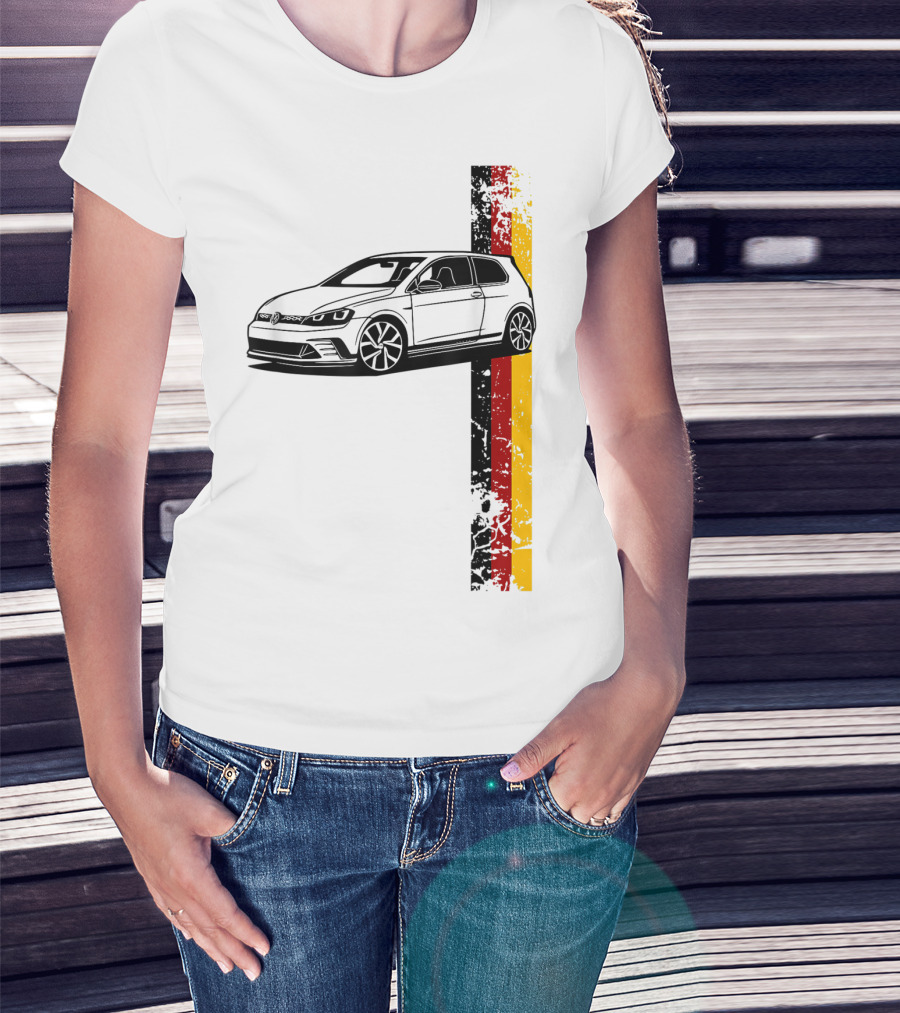 R Gt I German Car Germany Sport Racing Tuning Automotive Enthusiast T-Shirt