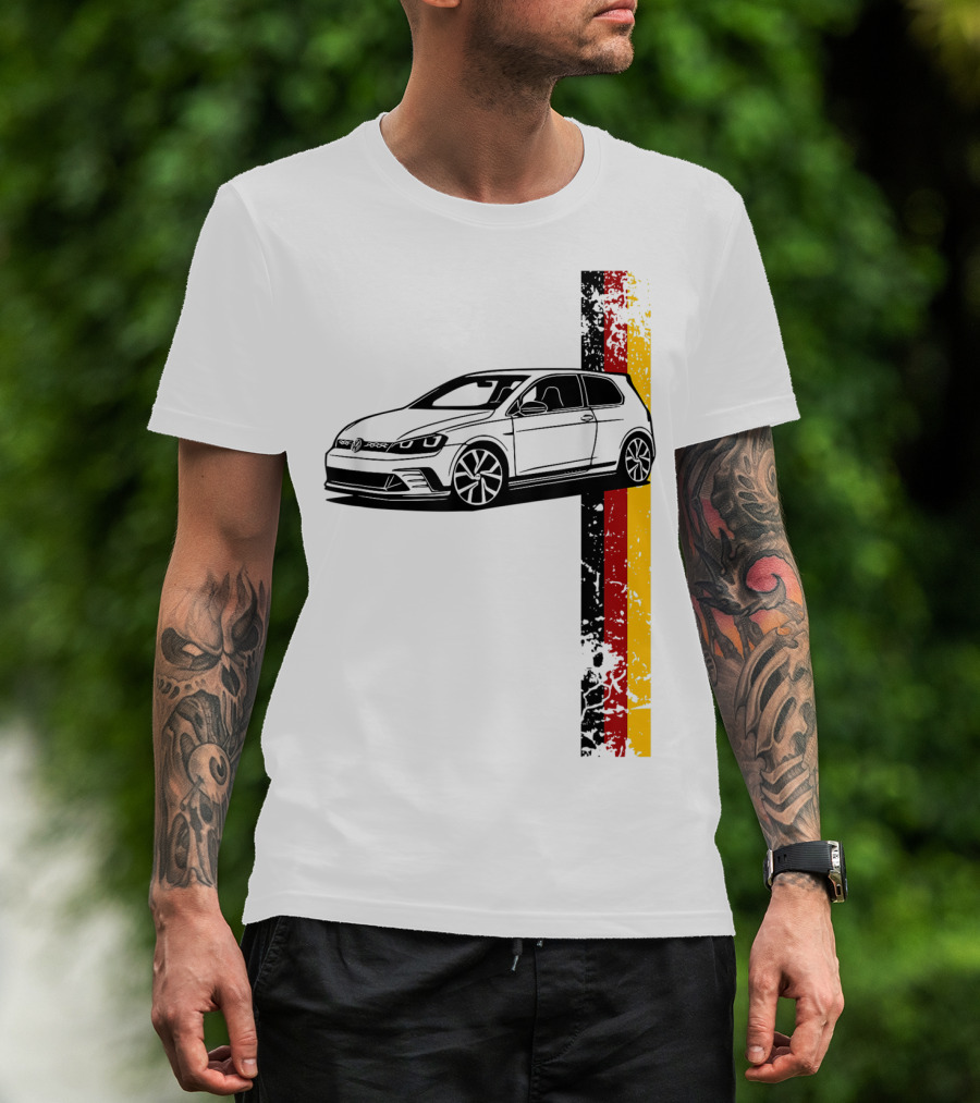 R Gt I German Car Germany Sport Racing Tuning Automotive Enthusiast T-Shirt
