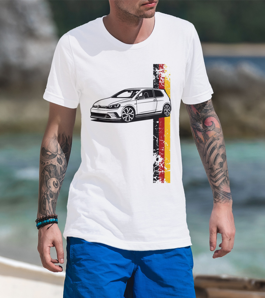R Gt I German Car Germany Sport Racing Tuning Automotive Enthusiast T-Shirt