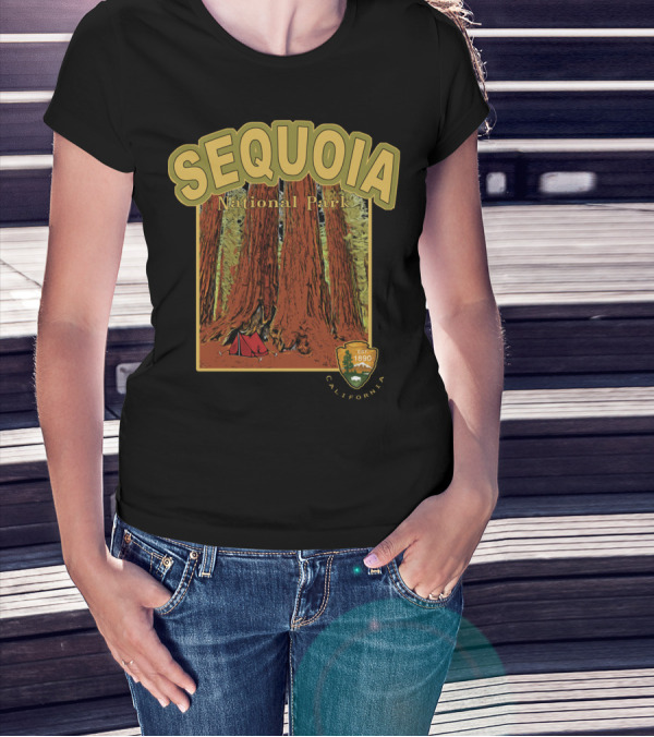 Sequoia National Park Giant Forest California Est 1890 T-Shirt