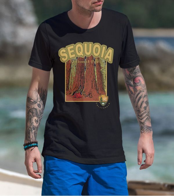 Sequoia National Park Giant Forest California Est 1890 T-Shirt