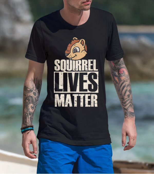 Squirrel Lives Matter Funny Squirrel Head T-Shirt