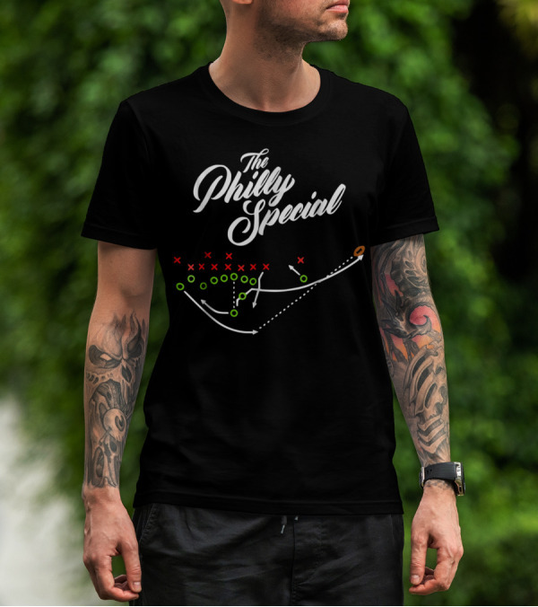The Philly Special Iconic Football Play Diagram T-Shirt