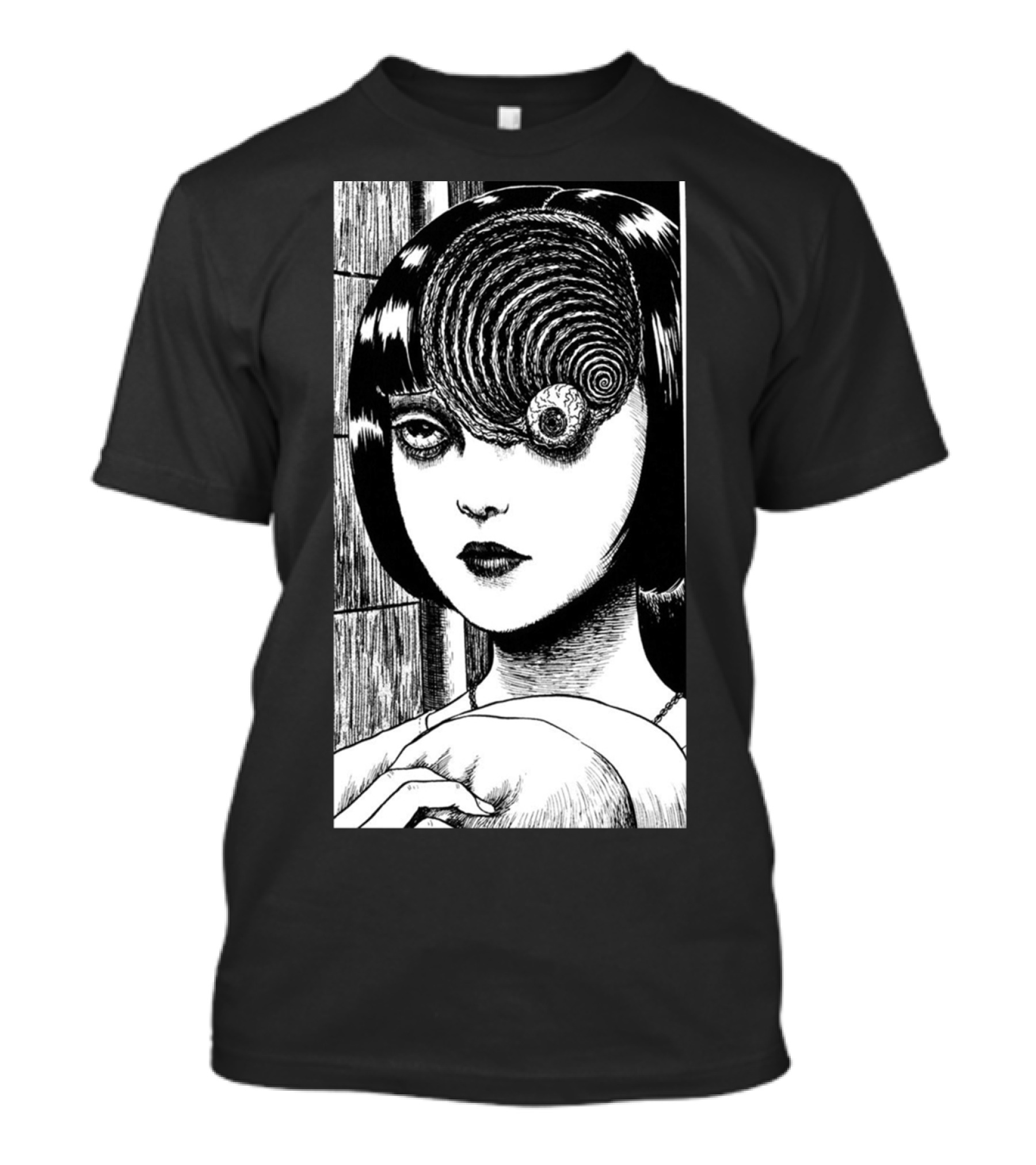 Uzumaki Junji Ito Kirie Goshima Spiral Horror Manga T-Shirt