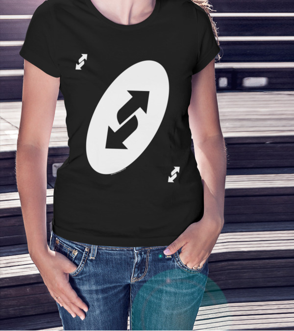 Uno Reverse Card Symbol T-Shirt