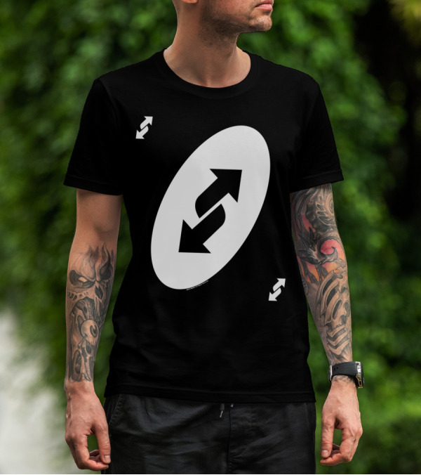 Uno Reverse Card Symbol T-Shirt