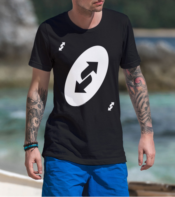 Uno Reverse Card Symbol T-Shirt