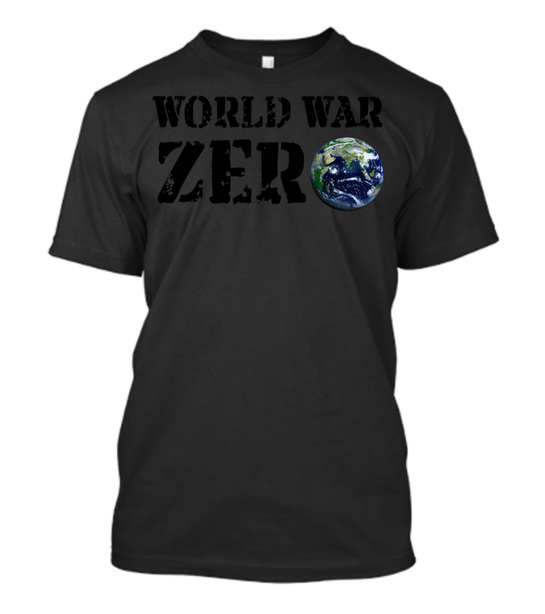 World War Zero Earth Concept Icon Planet T-Shirt