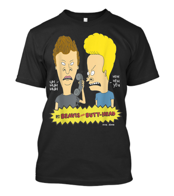 MTV Beavis And Butt-Head Uh Huh Huh Heh Heh Yea Prank Call Mike Judge T-Shirt