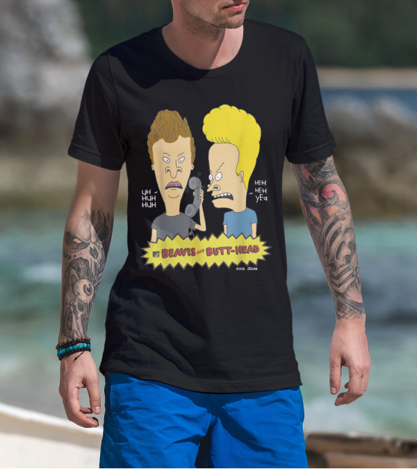 MTV Beavis And Butt-Head Uh Huh Huh Heh Heh Yea Prank Call Mike Judge T-Shirt