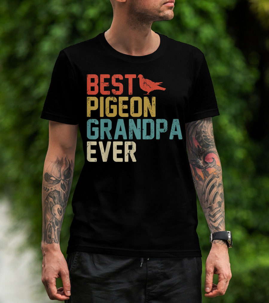 Best Pigeon Grandpa Ever T-Shirt