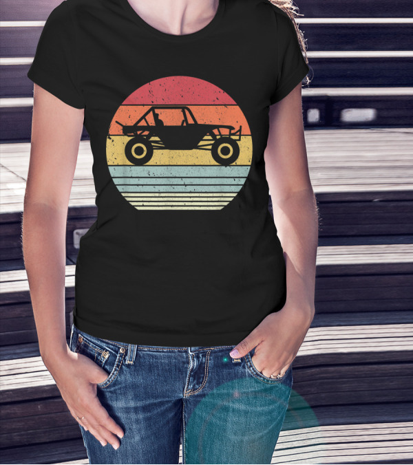 Vintage Sunset Can Am Style Off Road Beach Buggy T-Shirt